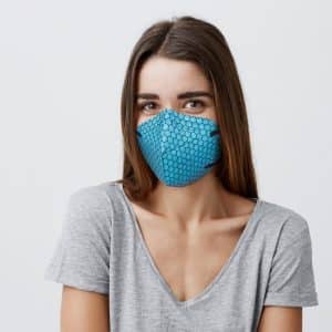 Reusable Antiviral FFP2/KN95 Face Mask Blue 25 mask retail pack