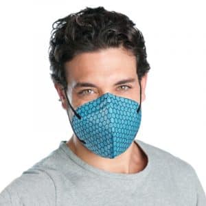 Reusable Antiviral FFP2/KN95 Face Mask Blue 25 mask retail pack