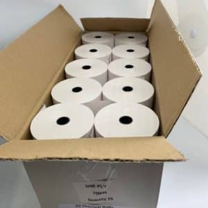 76mm x 76mm - 1 Ply Non Thermal (20 pack)