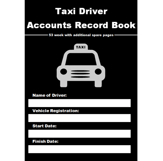 Taxi Driver and Private Hire Accounts Record Book