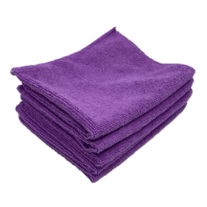 Purple New Detailing Microfibre Cleaning Cloths (Pack of 5)