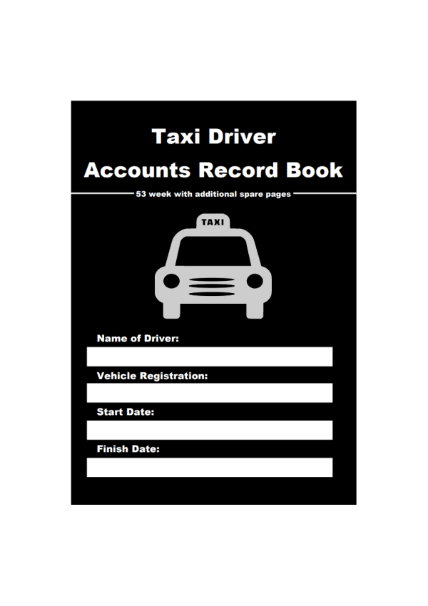 Taxi Driver and Private Hire Accounts Record Book 1 | Network Telex