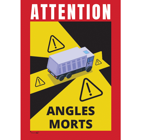 White French Angles Morts Vinyl Stickers