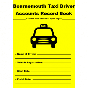 Bournemouth Taxi Driver and Private Hire Accounts Record Book