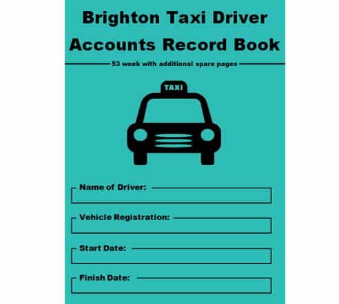 Brighton Taxi Driver and Private Hire Accounts Record Book
