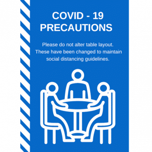 Covid-19 Precautions Poster (Pack of 2)