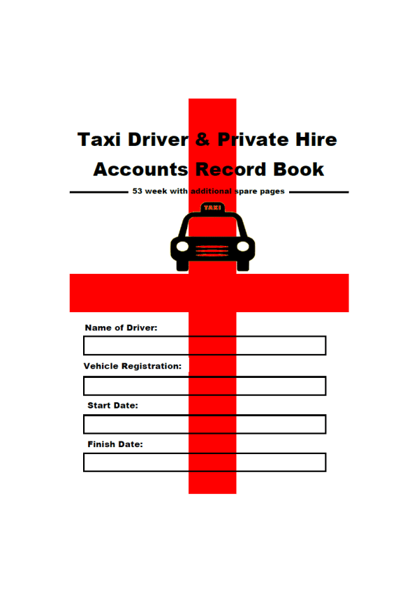 England Flag Taxi Book | Network Telex