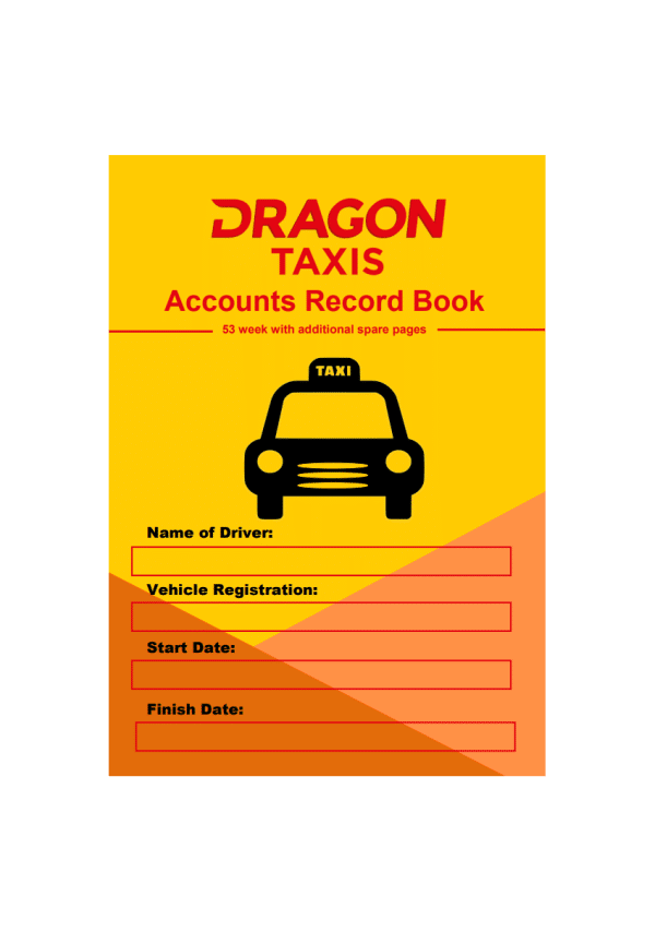 Dragon Taxis Accounts Record Book 7 | Network Telex