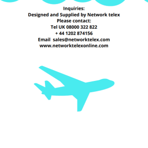 Flight log book back cover | Network Telex