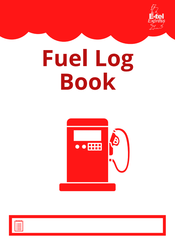 Fuel log book front cover | Network Telex