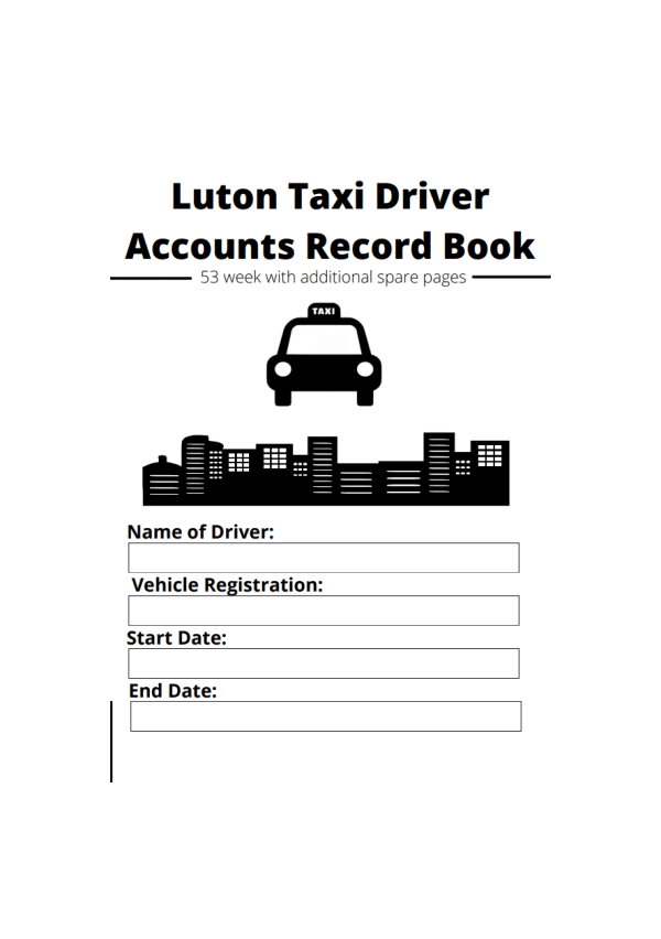 Luton Taxi Driver Accounts Record Book 1 | Network Telex
