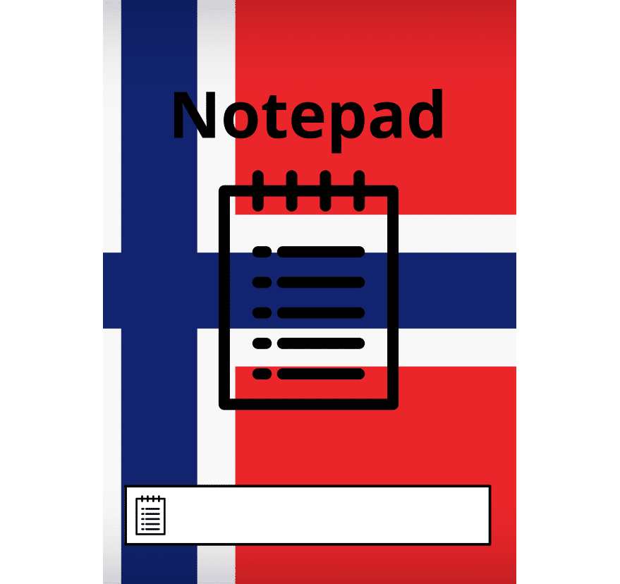 Norway Flag Notepad 1 | Network Telex