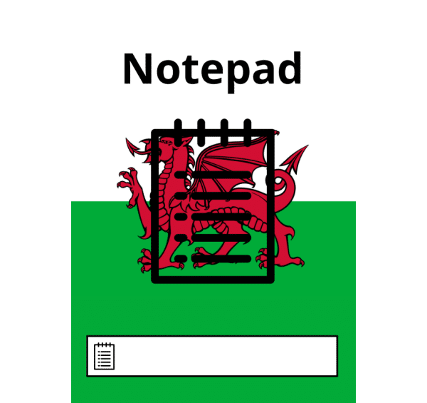 Wales Flag Notepad 1 | Network Telex