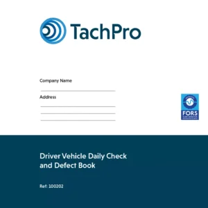TACHPRO 50 PAGE DUPLICATE VEHICLE DAILY CHECK & DEFECT BOOK PCV /PSV / HGV - Image 2